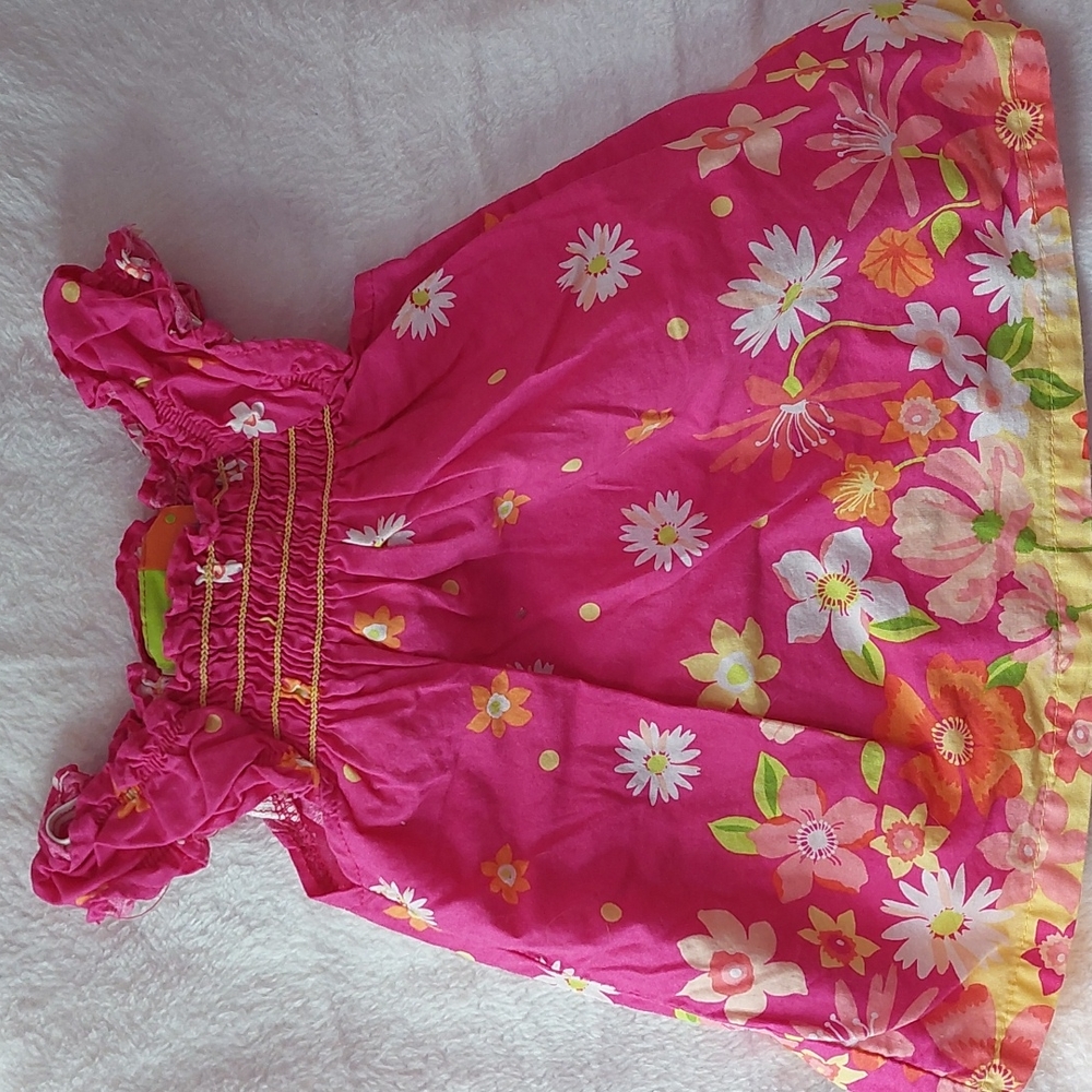 Penelope Mack Flower Dress - 6-9 Months